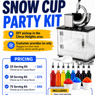 Snow Cone/Cup Party Kit Rental